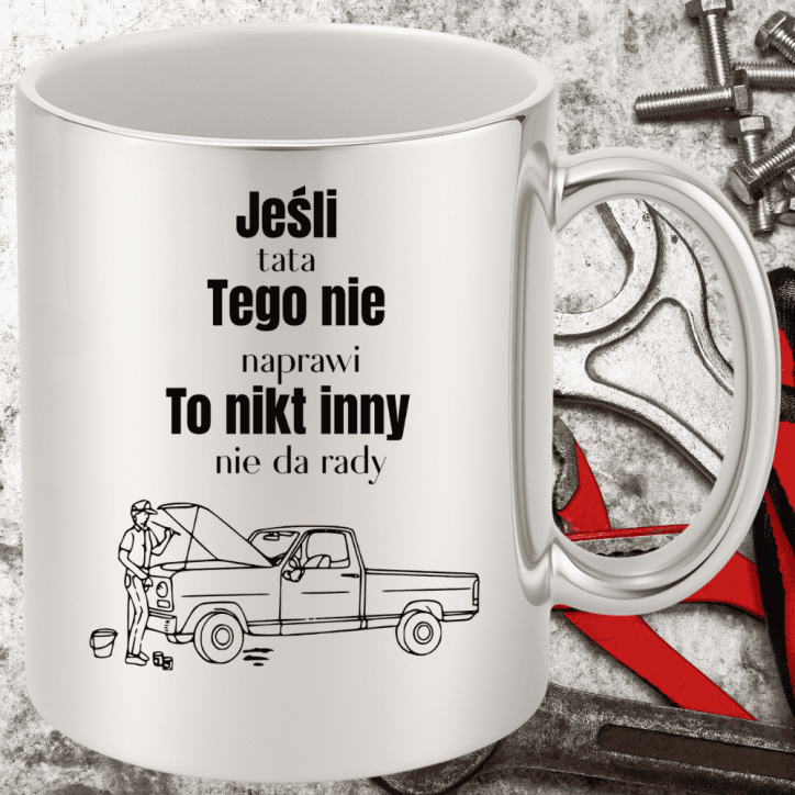 Kubek dla ojca mechanika – zabawny prezent dla króla warsztatu Kubek dla ojca mechanika – zabawny prezent dla króla warsztatu