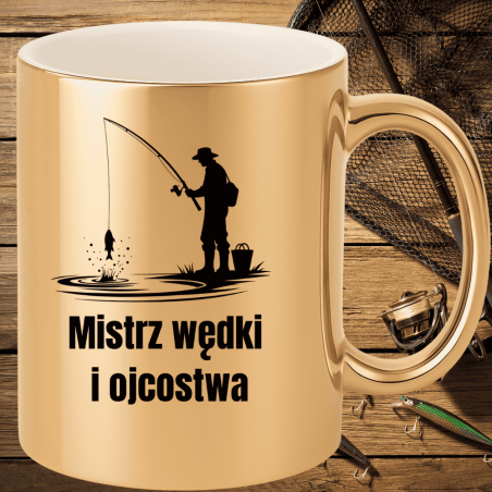 Kubek z rybą i wędką – idealny prezent dla taty pasjonata wędkarstwa