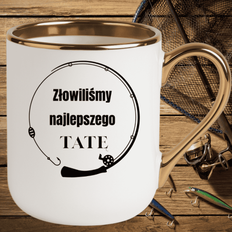 Kubek dla miłośnika wędkowania – prezent dla taty na Dzień Ojca