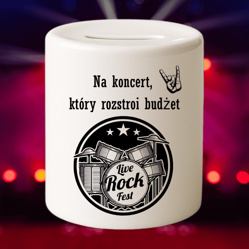 Skarbonka dla fana rocka – koncertowe oszczędności