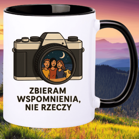 Kubek z nadrukiem dla fotografa podróżnika – prezent z przesłaniem