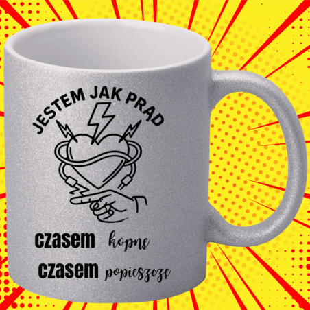 Kubek ceramiczny śmieszny z napisem – idealny do kawy i herbaty