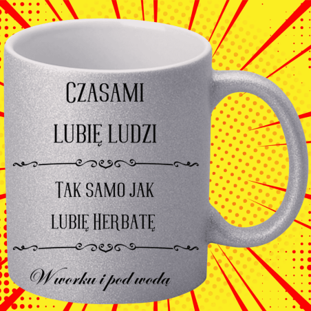 Kubek ceramiczny śmieszny z napisem – idealny dla introwertyka