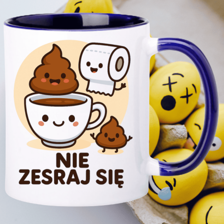 Kubek ceramiczny z zabawnym napisem – prezent dla kolegi, koleżanki lub przyjaciela