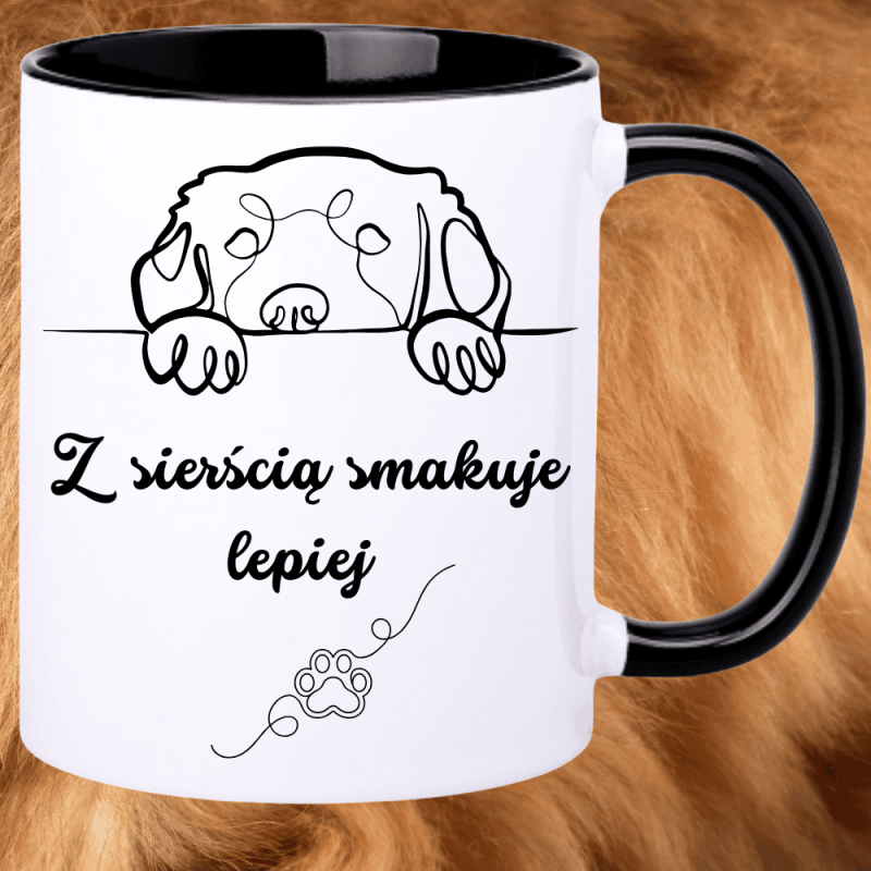 Kubek ceramiczny śmieszny – prezent dla psiary na każdą okazję