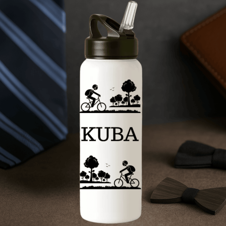 Personalizowany bidon sportowy – z nadrukiem, prezent dla aktywnego faceta Personalizowany bidon sportowy – z nadrukiem, prezent dla aktywnego faceta