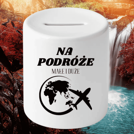 Skarbonka prezentowa – Na podróże małe i duże, dla podróżnika