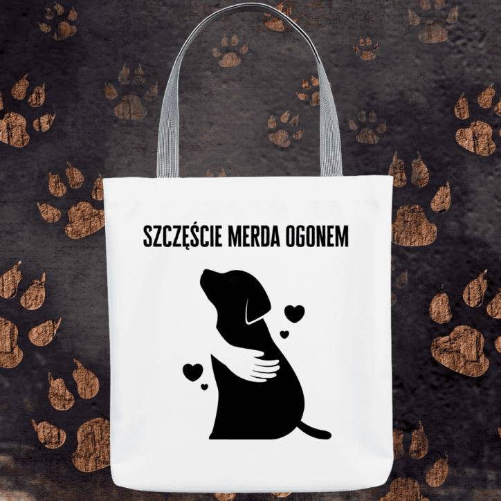 Eko torba na zakupy dla psiarzy – „Szczęście merda ogonem”