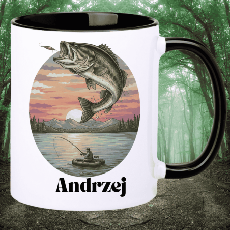 Kubek dla wędkarza personalizowany z imieniem