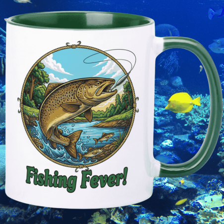 Kubek idealny dla wędkarza "Fishing Fever"