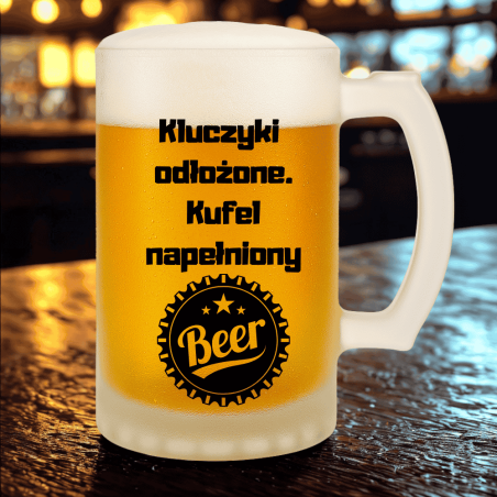 Kufel kierowcy – "Kluczyki odłożone. Kufel napełniony"