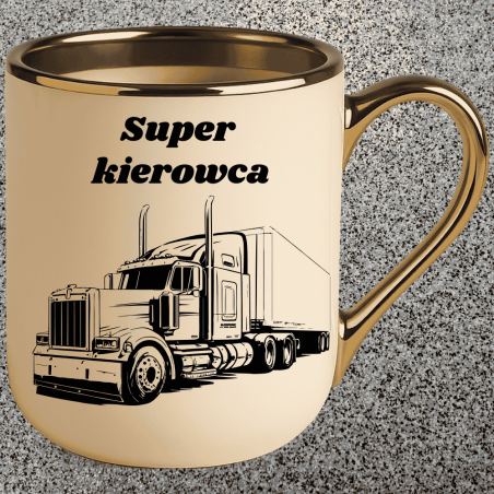 Kubek z napisem dla kierowcy TIR-a "Super kierowca"