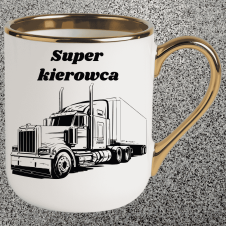 Kubek z nadrukiem dla kierowcy TIR-a – "Super kierowca"