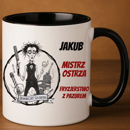 Oryginalny prezent z nadrukiem Kubek dla barbera po twojemu