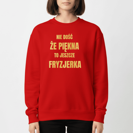 Pasja do piękna w codziennym wydaniu stylowa bluza damska dla stylistki fryzur