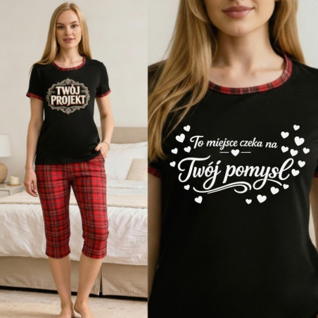 Sprawdzony prezent Zaprojektuj własną wersję Piżama damska Prezenty