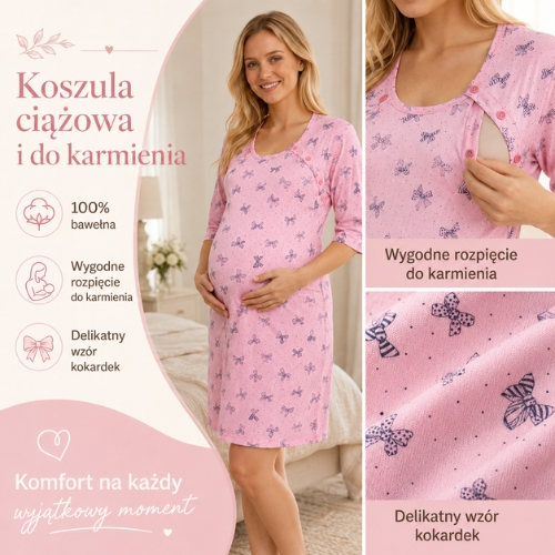 koszula nocna do karmienia
