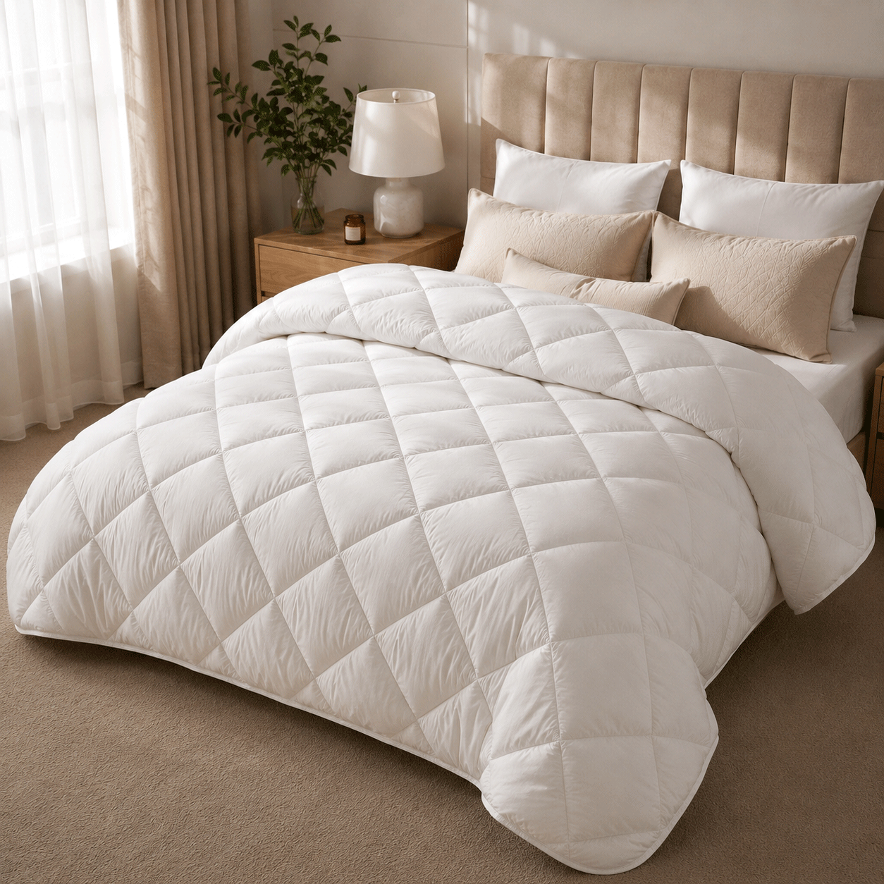 Gruba kołdra zimowa 200x240 500 g m2